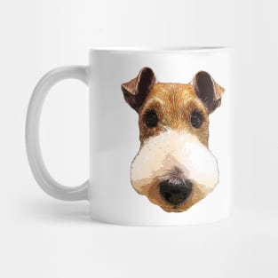 Wire Fox Terrier Cute Puppy Dog Face Mug